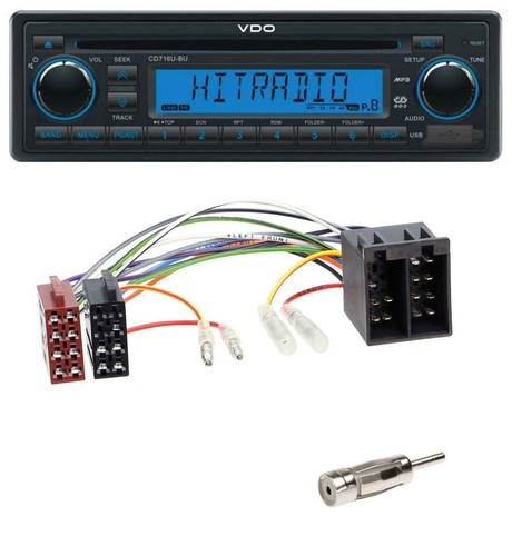 VDO AUX MP3 1DIN CD USB Autoradio für Opel Astra F 1991-98 Corsa A+B 1990-2000 O - Bild 1 von 5