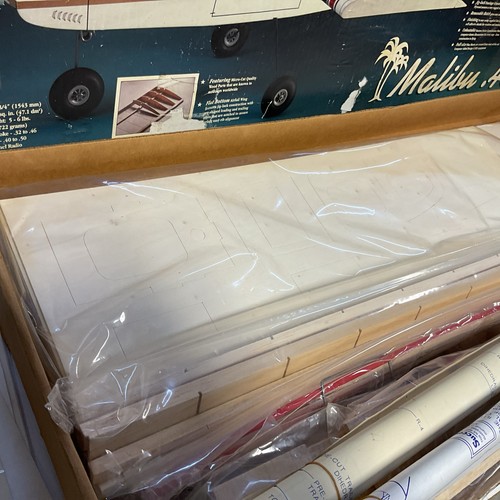 Vintage Midwest Malibu .40 R/C Nitro/Glow Trainer Model Airplane Balsa Kit #179 - Picture 21 of 22
