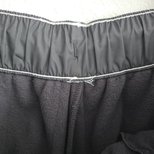 Nike Womens Sportswear Double Swoosh Curved Black Fleece Pants DD5614-010 Size S - Picture 6 of 8