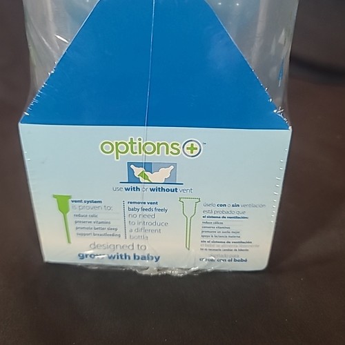 Dr. Brown's Natural Flow Anti-Colic Options+ Narrow Baby Bottles Blue Nature - Picture 4 of 6