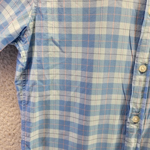 Camisa Tucker Vineyard Vines Calce Clásico Para Hombres XS Azul Algodón a Cuadros Manga Corta - Imagen 5 de 17