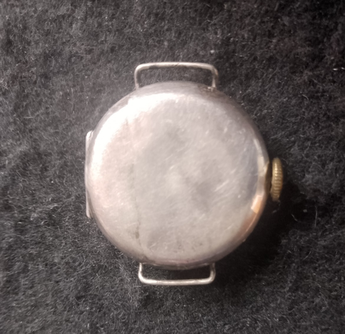 reloj vintage esmalte plata 925 marca agujas azules subesfera tictacs bien atención necesaria - Imagen 4 de 8