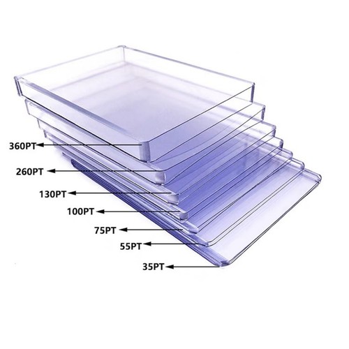 20 Stck. PVC Langlebig Klar Sammelkarten Hüllen Display Halter Schutzfolien 35-180PT - Bild 2 von 16