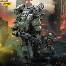 JOYTOY 1:25 APOC Storm Tempestus Fire Support Type Mecha + Polit Set Soldier Toy
