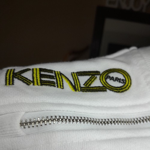 Kenzo Mens White Tiger Embroidered Sweatshirt Size Small to Medium 8T - 第 6/17 張圖片