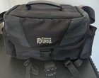 Canon Rebel Camera Gadget Accessories Bag Travel Case Black w/ Shoulder Strap