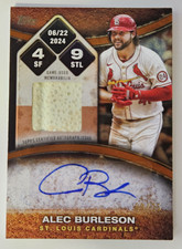 2025 Topps #RTBA-BUR Alec Burleson /25 Rounding the Bases St Louis Cardinals