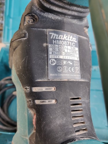 Makita HM0871C Meißelhammer Abbruchhammer AVT Stemmhammer gebraucht - Bild 3 von 3