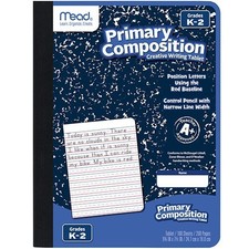 Mead Primary Composition Book Grades K-2 100 Sheets 9.75"X7.5" School Office