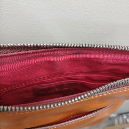 Hobo International Alessa Leather Crossbody Bag In Butterscotch Adjustable Strap - Picture 12 of 18