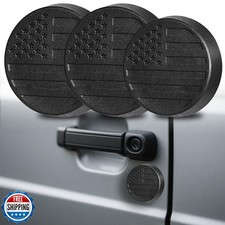 MYFAMIREA Magnetic Keyhole Covers for Jeep Wrangler JL/Gladiator JT 2018-2025