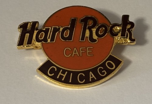 Classic Chicago Hard Rock Cafe 1.5” Wide Impressive Pin - Picture 2 of 4