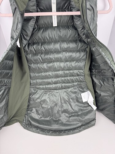 Chaleco acolchado verde Lululemon Athletic Hunter 90 % relleno de plumón de ganso para mujer talla 6 - Imagen 5 de 10