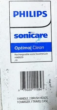 Philips Sonicare Optimal Clean Rechargeable Sonic Toothbrush HX6829/11