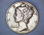 1939-D Mercury Head Silver Dime **122-6