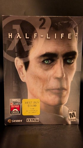 Half-Life 2 de Sierra Valve (PC Windows, 2004) G-Man Cubierta Variante Caja - Imagen 1 de 7