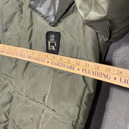 Vintage RefrigiWear Inwood NY XL grün gesteppte isolierte Jacke Fellkragen Gorpcore - Bild 15 von 17