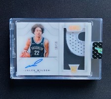 2023-24 National Treasures Jalen Wilson Gold RPA Rookie Patch Auto 10/10