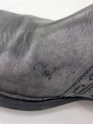 Botas Mark Nason Rock Lives Speakeasy para Hombre Talla 9.5 Gris Cuero Cremallera Lateral Cuadradas - Imagen 22 de 24
