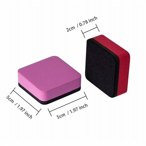 Dry Erase Erasers Magnetic Whiteboard Dry Eraser Chalkboard Cleanser 1.97x1.97IN - Picture 24 of 39