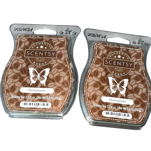 Scentsy Wax Bars Mochadoodle Scented Chocolate 17 oz, 3.2 oz USA Lot of 3 - Picture 8 of 11