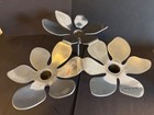 VTG Ikea Three Candle Holder Centerpiece Flower Stainless Steel Monika Mulder