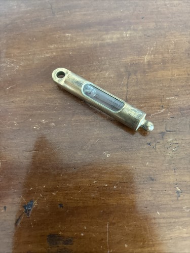 Antique Small Brass Spirit Level - Picture 4 of 8