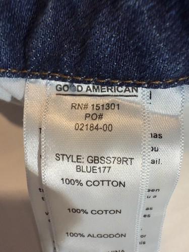 Good American Good Boy Boyfriend High Rise Damen Jeans Distressed Größe 0/25 - Bild 18 von 20