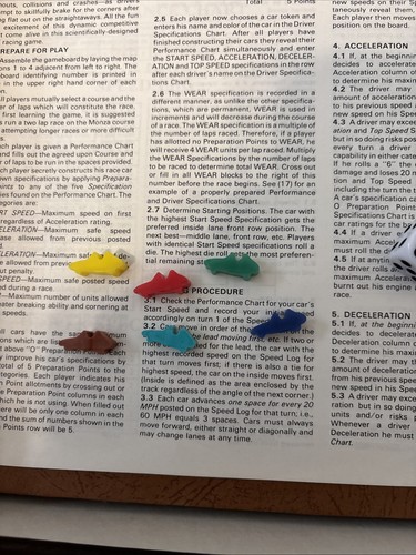 Speed Circuit Racing Game Avalon Hill 1977 Sports Illustrated, Board Game - Picture 9 of 23