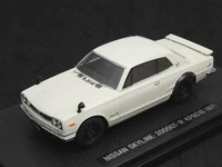 Ebbro 44026 1/43 Nissan Skyline 2000 GT-R KPGC10 1971 WeißEs Modellauto