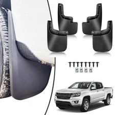 4x Front Rear Splash Guard Mud Flaps For Chevrolet Colorado GMC Canyon 2015-2022