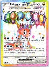 Tatsugiri ex - 226/191 SV08: Surging Sparks - Ultra Rare NM Holo