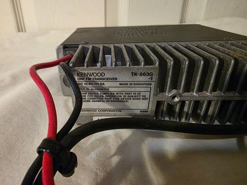 KENWOOD TK-863G-1 RADIO. UNTESTED. PLEASE READ DESCRIPTION. FREE SHIPPING! - Picture 4 of 4