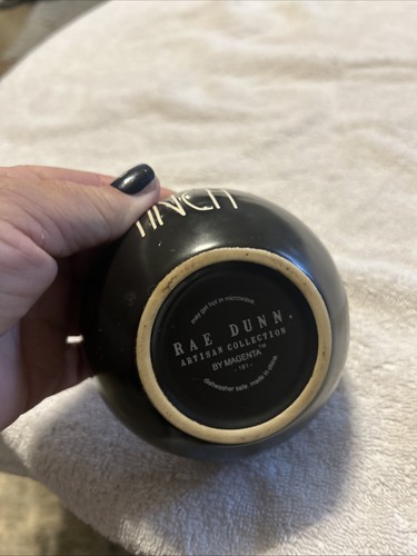 Rae Dunn Herb’s & Spice Small Ceramic Bowls In Black "Pinch" - Picture 3 of 5