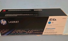 GENUINE HP 414A CYAN TONER CARTRIDGE - W2021A - NEW - FREE SHIPPING 