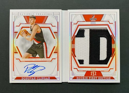 2024-25 National Treasures Donovan Clingan RC Patch Auto RPA Booklet /49 &08232