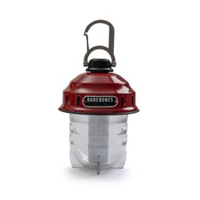 Vintage Red LED Lantern Adjustable Brightness Weatherproof Camping Light