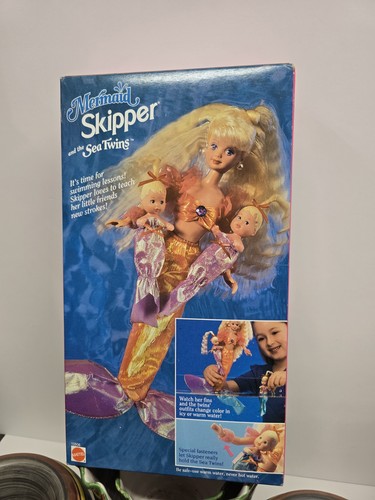 Vintage Meerjungfrau Skipper Barbie Puppe & 2 Babys - Bild 3 von 8