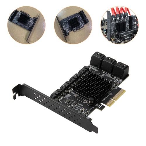 SATA3.0 Expansion Card Pc Components Usb Pci PCI-e Computer Supply - 第 1/12 張圖片