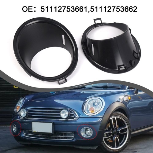 Car Front Fog Lamp Cover for Mini For Cooper Wear resistant and Non deformation - Picture 2 of 12