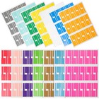  14 Sheets Etiquettes De Cable Étiquettes Pour L'étiquetage Adhésives