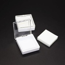Novel Jewelry Gemstone Display Storage Case Tray with Lid Loose Diamond Holder