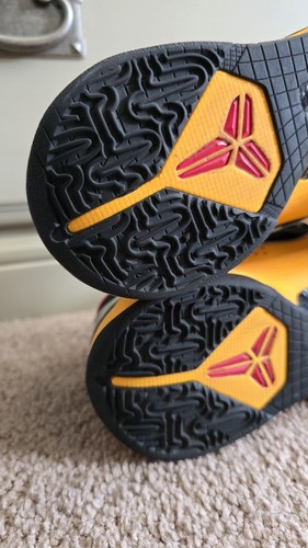 USED Nike Kobe 5 Protro Bruce Lee yellow black mamba 2020 CD4991-700 8 - Picture 10 of 19