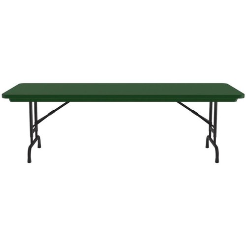 Mesa Plegable Correll 22-32" Altura Ajustable H-D Plástico Moldeado por Soplado en Verde - Imagen 1 de 7