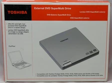 Toshiba External USB 2.0 DVD Slim SuperMulti Drive Clamshell ROHS (PA3454U-1DV2)