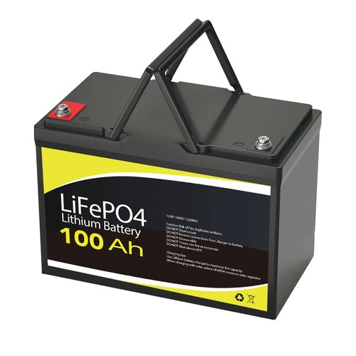 12V 100Ah Lithium Battery LiFePO4 Iron Phosphate Rechargeable Camping RV Solar - Picture 12 of 24