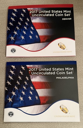 New 2017 Uncirculated Coin Sets US Mint Government Denver & Philadelphia - Picture 6 of 11