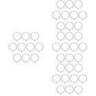 4 PCS Vorhang Ringe Gardinen Klemmen Vorhangzubehör Vorhanghaken