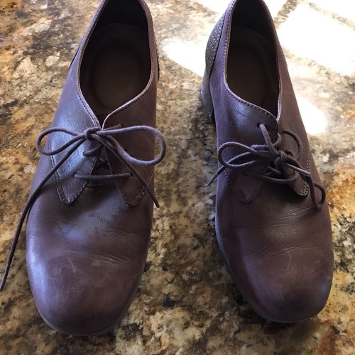 Dansko Oxfords Shoes Womens Size 39 EU 9 USA Leather Lace Up Mid Heel