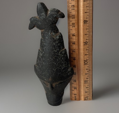 Antique Iron African Ghana? 5” Finial In A Form Of Head - Picture 6 of 8